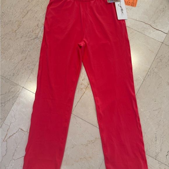 Gottex comfortable Strawberry Pink Sweatpants by Peach Collection - Picture 10 of 12